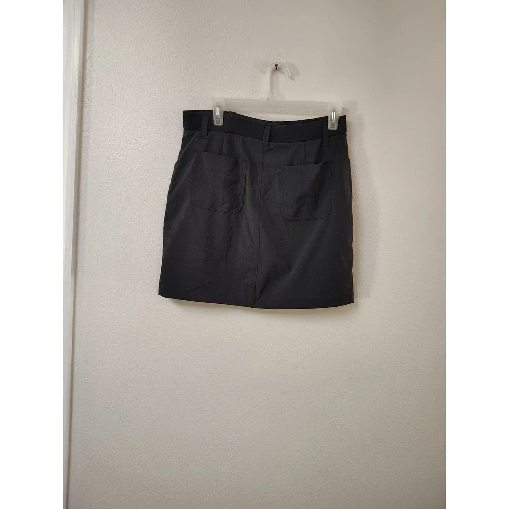 Riders by Lee On-The-Go Black Skort Womens‎ Size 6M Active Travel W40MY08